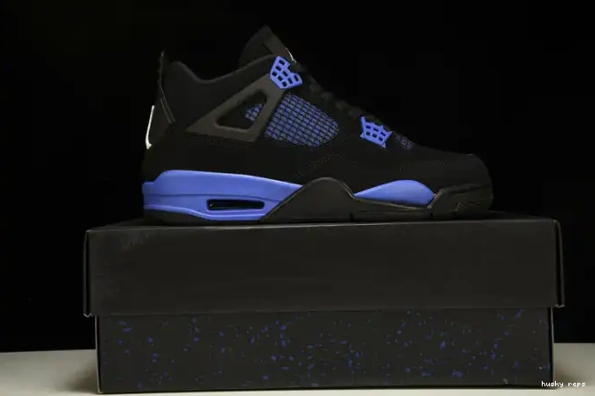 Cheap Husky Game Jordan 4 CT8527-018 Royal Black Retro 0517